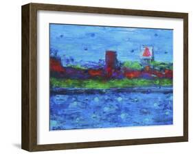 Boston Skyline-Rock Demarco-Framed Giclee Print