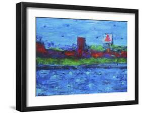 Boston Skyline-Rock Demarco-Framed Giclee Print