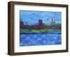 Boston Skyline-Rock Demarco-Framed Giclee Print