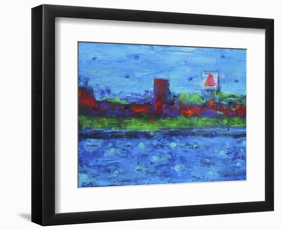 Boston Skyline-Rock Demarco-Framed Giclee Print