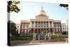 Boston State Capital with its Golden Dome-pdb1-Stretched Canvas