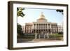 Boston State Capital with its Golden Dome-pdb1-Framed Photographic Print