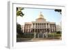 Boston State Capital with its Golden Dome-pdb1-Framed Photographic Print