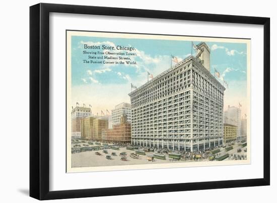 Boston Store, Chicago-null-Framed Art Print