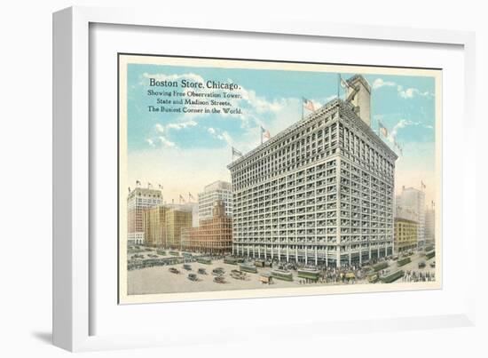 Boston Store, Chicago-null-Framed Art Print