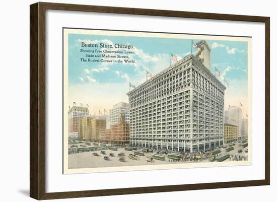 Boston Store, Chicago-null-Framed Art Print