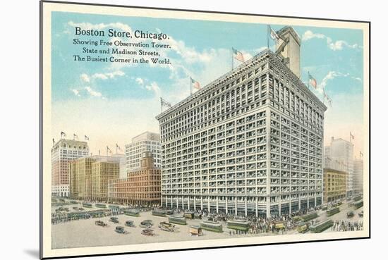 Boston Store, Chicago-null-Mounted Art Print