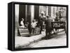 Boston Street Kids-Lewis Wickes Hine-Framed Stretched Canvas