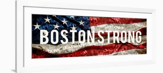 Boston Strong D-GI ArtLab-Framed Premium Giclee Print