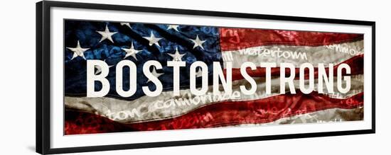 Boston Strong D-GI ArtLab-Framed Premium Giclee Print