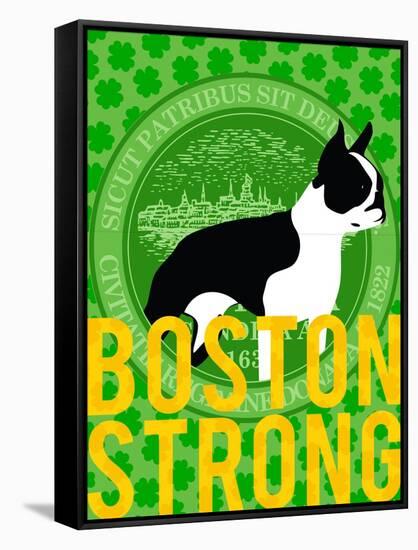 Boston Strong F-GI ArtLab-Framed Stretched Canvas