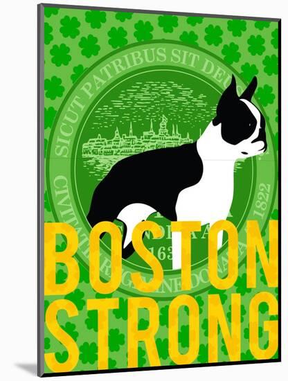 Boston Strong F-GI ArtLab-Mounted Giclee Print