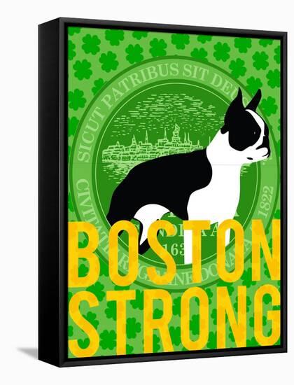 Boston Strong F-GI ArtLab-Framed Stretched Canvas