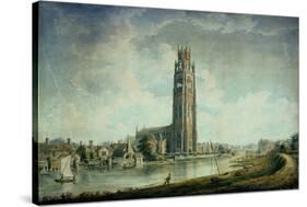 Boston Stump: View from the South-West-John Buckler-Stretched Canvas