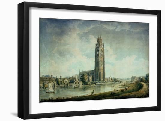 Boston Stump: View from the South-West-John Buckler-Framed Giclee Print