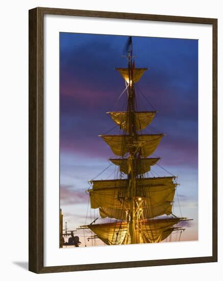 Boston Tall Ships Festival, Dutch Barque Europa, Boston, Massachusetts, USA-Walter Bibikow-Framed Photographic Print