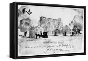 Boston: Tavern, 1773-John Johnson-Framed Stretched Canvas