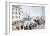 Boston Tea Party, 1773-Currier & Ives-Framed Giclee Print