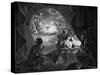 Boston Tea Party, 1773-null-Stretched Canvas