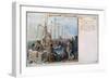 Boston Tea Party, 1773-Daniel Chodowiecki-Framed Giclee Print