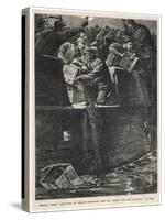 Boston Tea Party 1773-W.h. Overend-Stretched Canvas