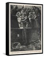 Boston Tea Party 1773-W.h. Overend-Framed Stretched Canvas