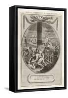 Boston Tea Party 1773-null-Framed Stretched Canvas