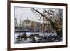 Boston Tea Party, a Protest against British Taxes Before the American Revolution, c.1773-null-Framed Giclee Print