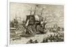 Boston Tea Party, December 16, 1773-null-Framed Giclee Print