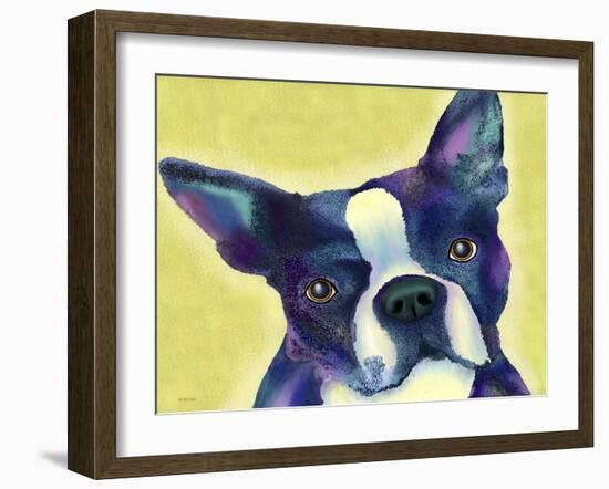 Boston Terrier 1-Marlene Watson-Framed Giclee Print