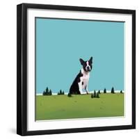 Boston Terrier, 2008-Marjorie Weiss-Framed Giclee Print