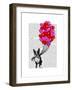 Boston Terrier and Balloons-Fab Funky-Framed Art Print