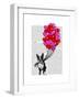 Boston Terrier and Balloons-Fab Funky-Framed Art Print