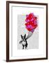 Boston Terrier and Balloons-Fab Funky-Framed Art Print