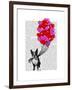 Boston Terrier and Balloons-Fab Funky-Framed Art Print