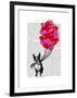 Boston Terrier and Balloons-Fab Funky-Framed Art Print