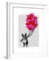 Boston Terrier and Balloons-Fab Funky-Framed Art Print