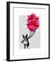 Boston Terrier and Balloons-Fab Funky-Framed Art Print