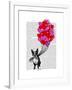 Boston Terrier and Balloons-Fab Funky-Framed Art Print