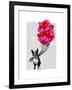 Boston Terrier and Balloons-Fab Funky-Framed Art Print