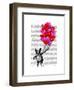 Boston Terrier and Balloons-Fab Funky-Framed Art Print