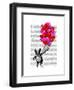 Boston Terrier and Balloons-Fab Funky-Framed Art Print