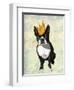 Boston Terrier and Crown-Fab Funky-Framed Art Print