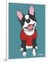 Boston Terrier Black-Tomoyo Pitcher-Framed Premium Giclee Print