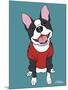 Boston Terrier Black-Tomoyo Pitcher-Mounted Giclee Print