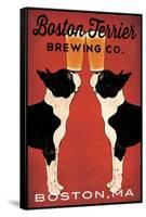 Boston Terrier Brewing Co Boston-Ryan Fowler-Framed Stretched Canvas