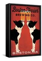 Boston Terrier Brewing Co Boston-Ryan Fowler-Framed Stretched Canvas