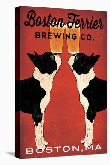 Boston Terrier Brewing Co Boston-Ryan Fowler-Stretched Canvas