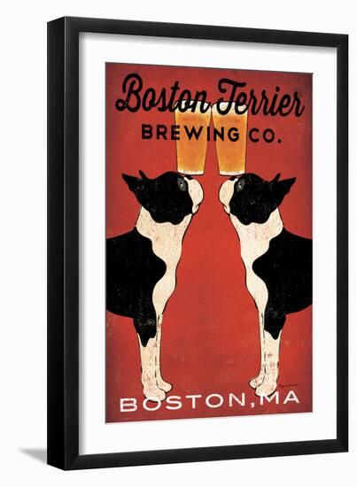 Boston Terrier Brewing Co Boston-Ryan Fowler-Framed Art Print