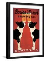 Boston Terrier Brewing Co Boston-Ryan Fowler-Framed Art Print